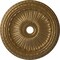 Ekena Millwork Viceroy Ceiling Medallion (Fits Canopies up to 4 7/8"), 35 1/8"OD x 4 7/8"ID x 2 1/2"P, Pale Gold CM35VIPAS - alternate 1